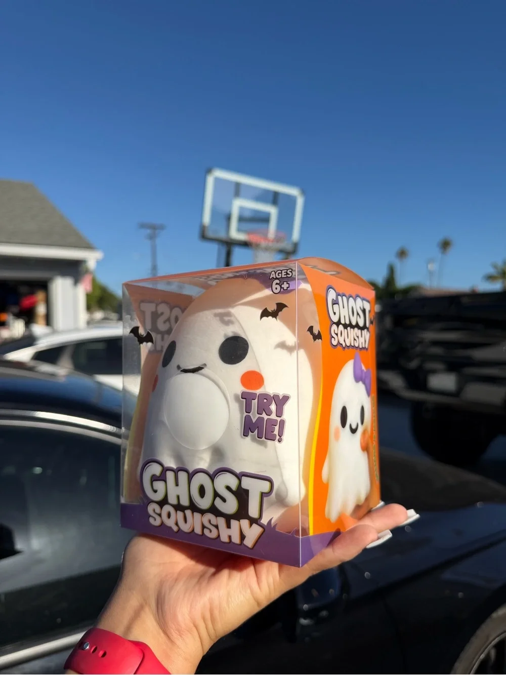 Set of 2 Large Ghost Squishy - Boy and Girl Halloween